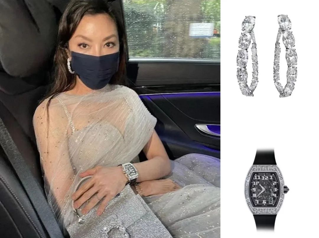 杨紫琼巴黎赏秀与未婚夫出席活动,杨紫琼霸气金球奖