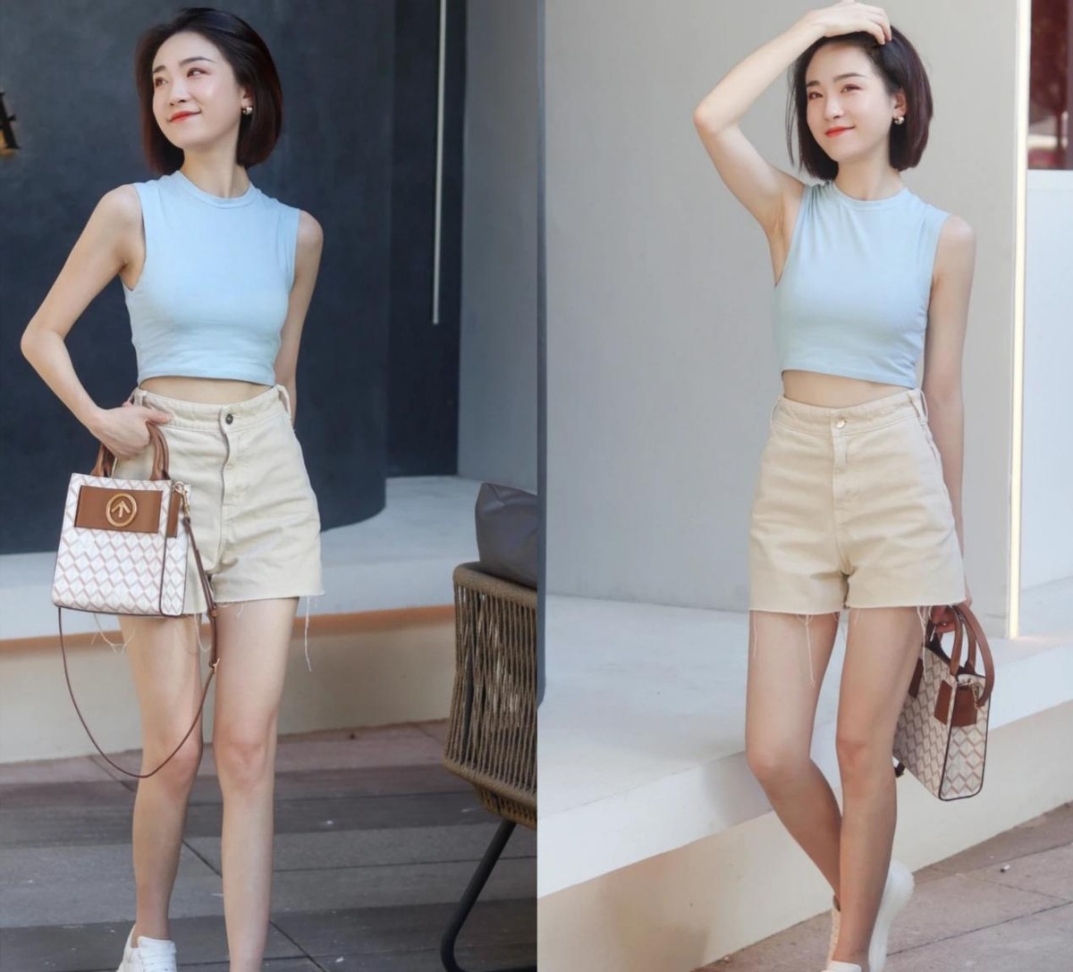 夏季短裤衣服搭配推荐,适合夏天穿的短裤潮流