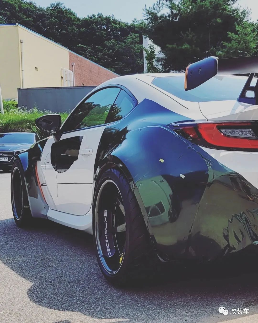 韩国设计师效果图,2022款丰田gr86合法改装套件