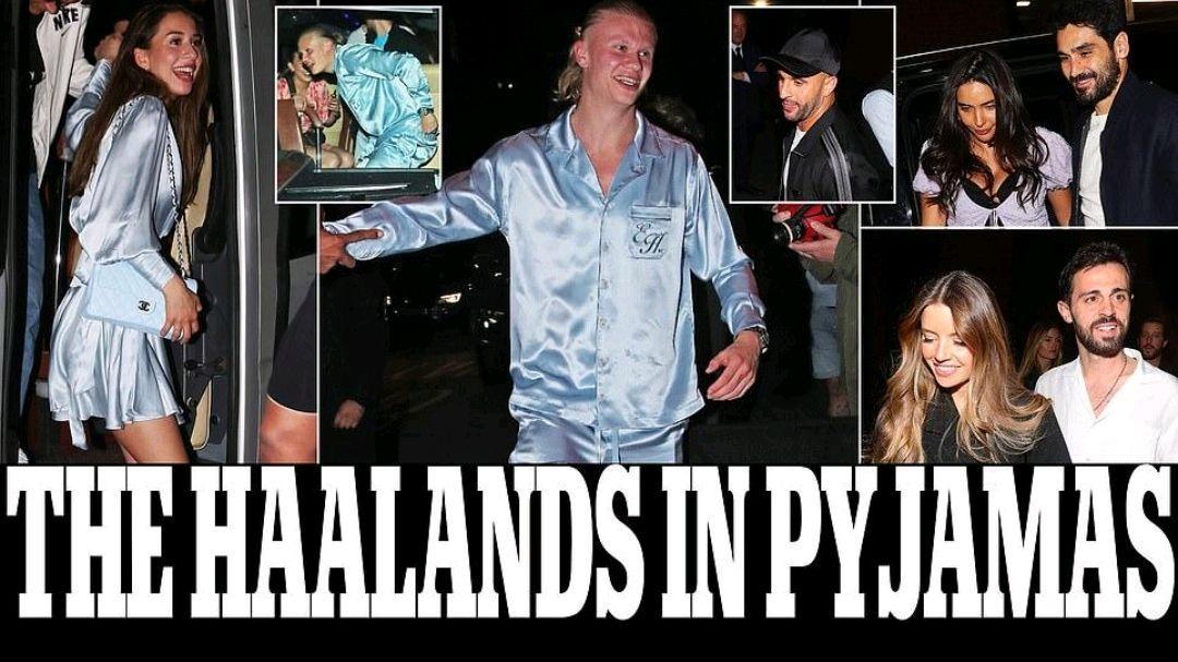 哈兰德女友参加派对,哈兰德女友礼服