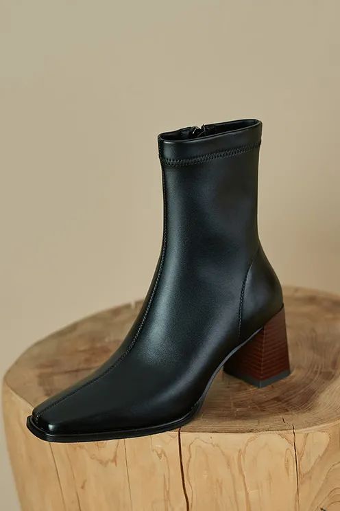 穿长裤显腿长的小白鞋,百搭鞋子秀气显脚小短靴