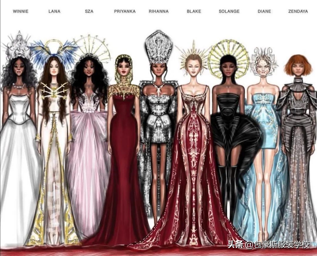 国际时尚插画师插画作品欣赏图文,创意插画古埃及