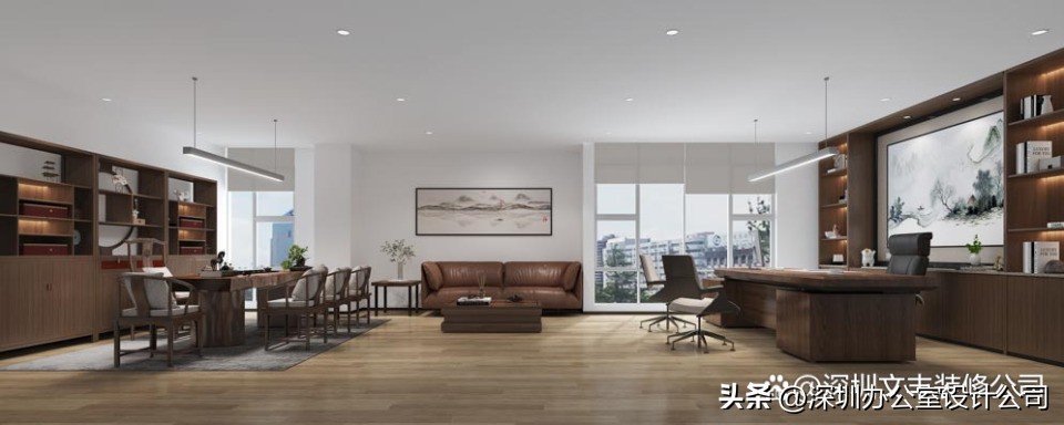 办公室装修设计效果图20平方,办公室装修设计创意图风格