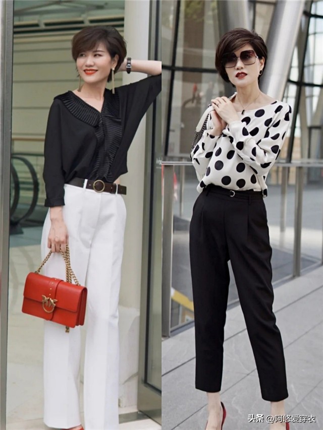 42岁减龄穿衣打扮休闲,40岁减龄穿衣搭配高级感
