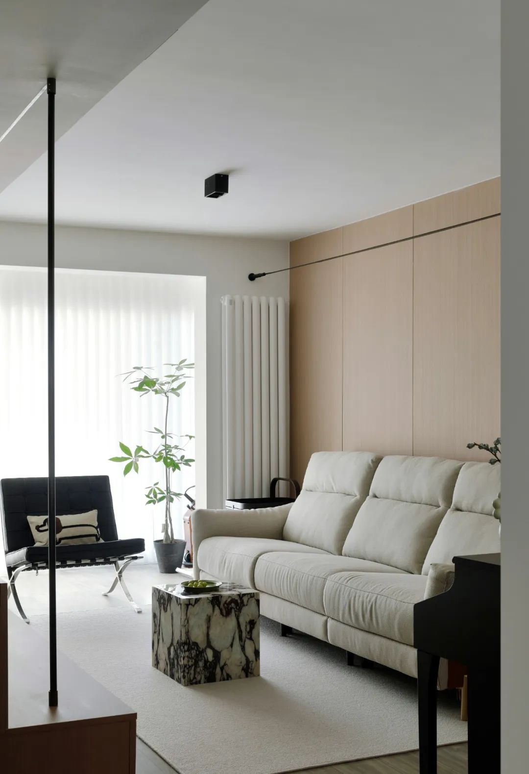 舒适为主92平现代简约温馨空间,淡雅现代格调空间