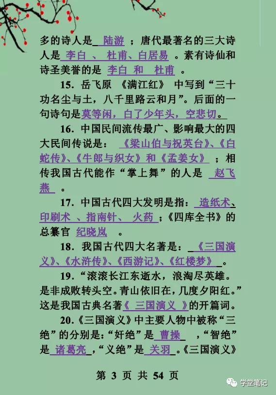 花钱给孩子补课越补越差,花钱给孩子补课不如背熟这份资料