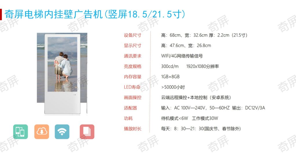 科威特电梯公司成功采购奇屏电梯广告投影仪