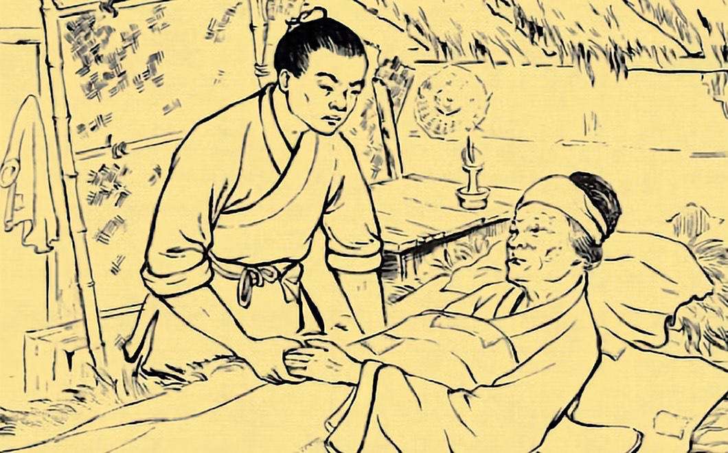 民间故事：书生偷药救父，却被驼背阿公断喝：卧榻之上，不是你爹