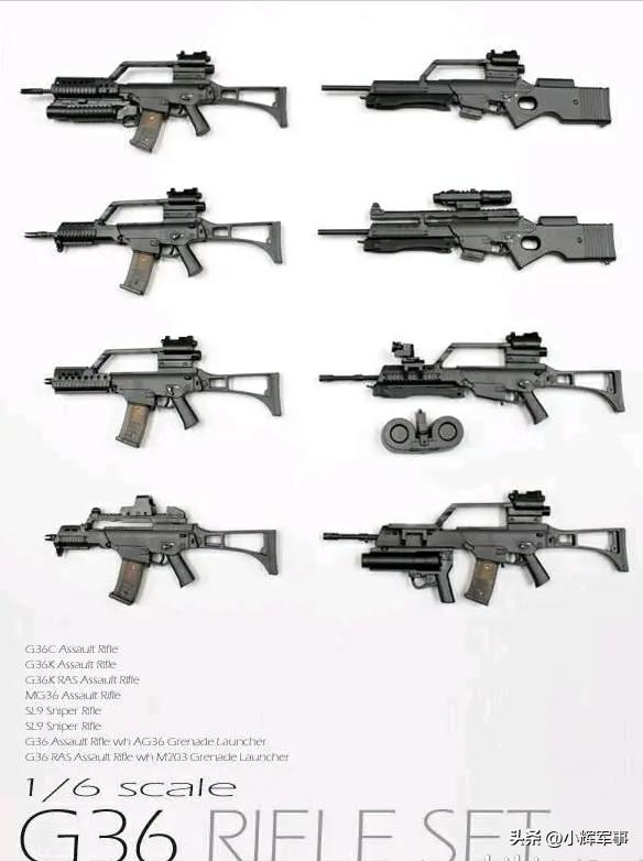 德国hkg36,德国hkg36k突击步枪跟m16