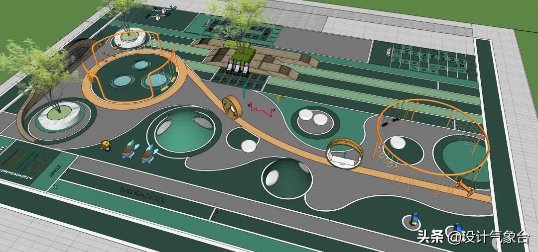 滑梯儿童房间小空间设计,室内儿童游乐场如何设计