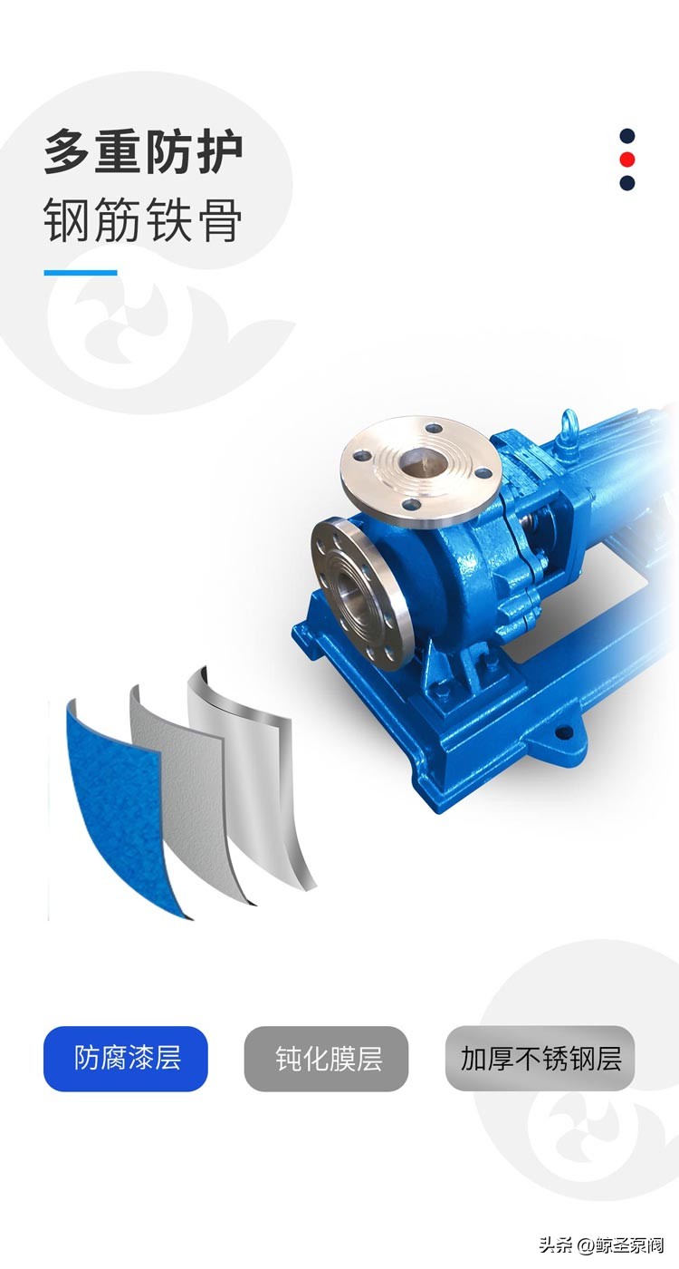 [鲸圣]耐高温排污泵，离心式热水管道泵之IH50-32-125