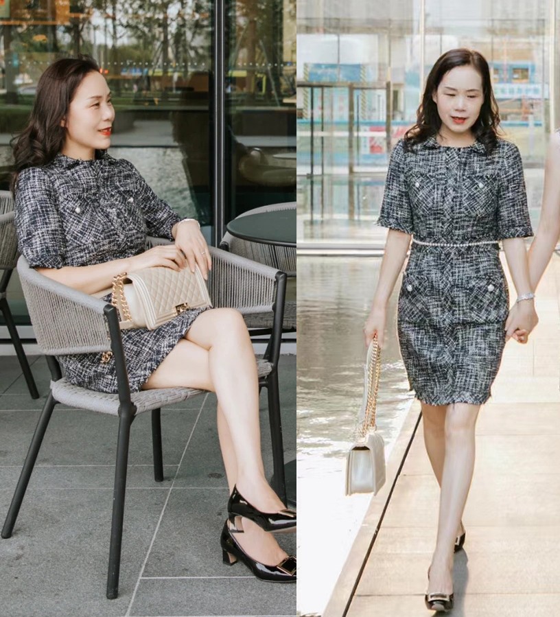 40岁左右减龄高档裙子小个子冬季,45岁女人穿什么样裙子优雅减龄