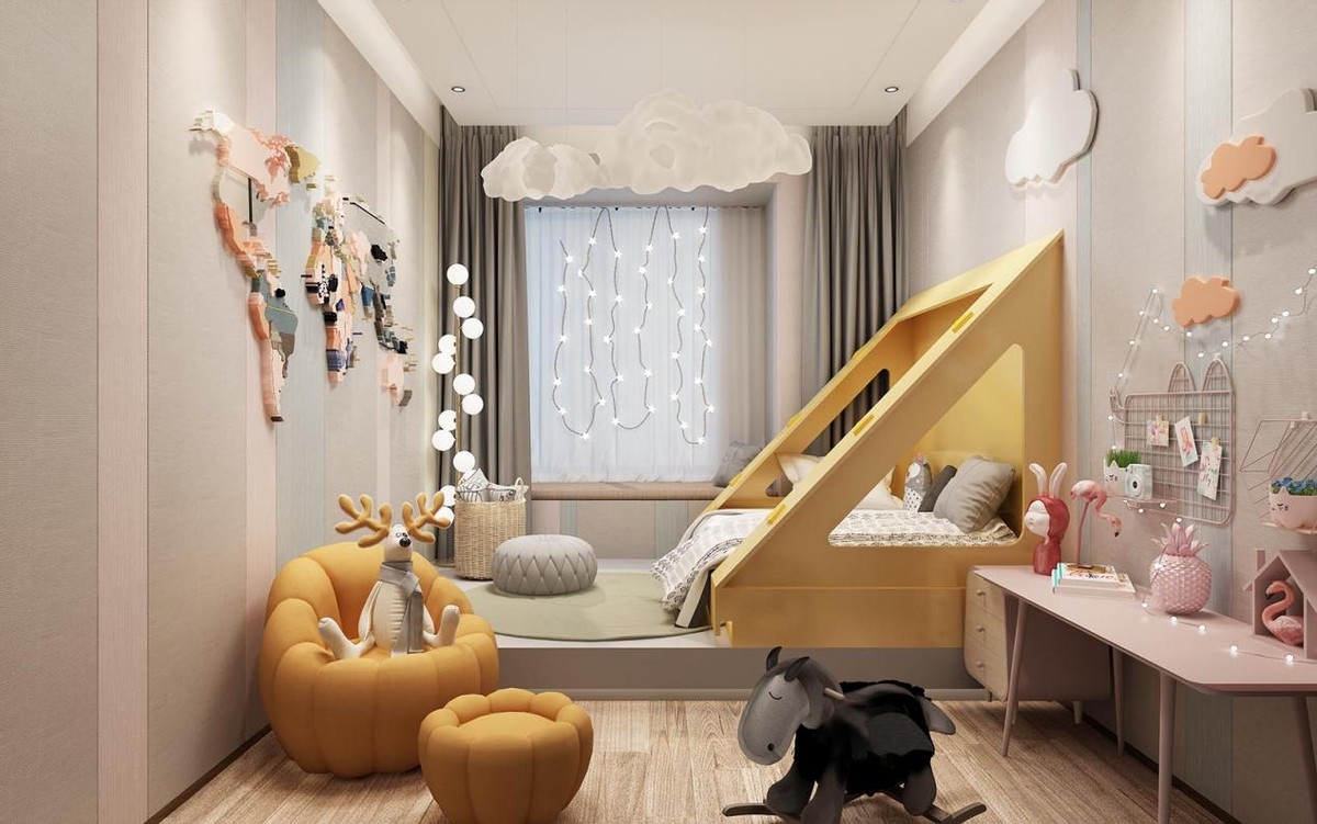 儿童房这样装修布局省钱又实用,如何打造正确的儿童房注意这几点