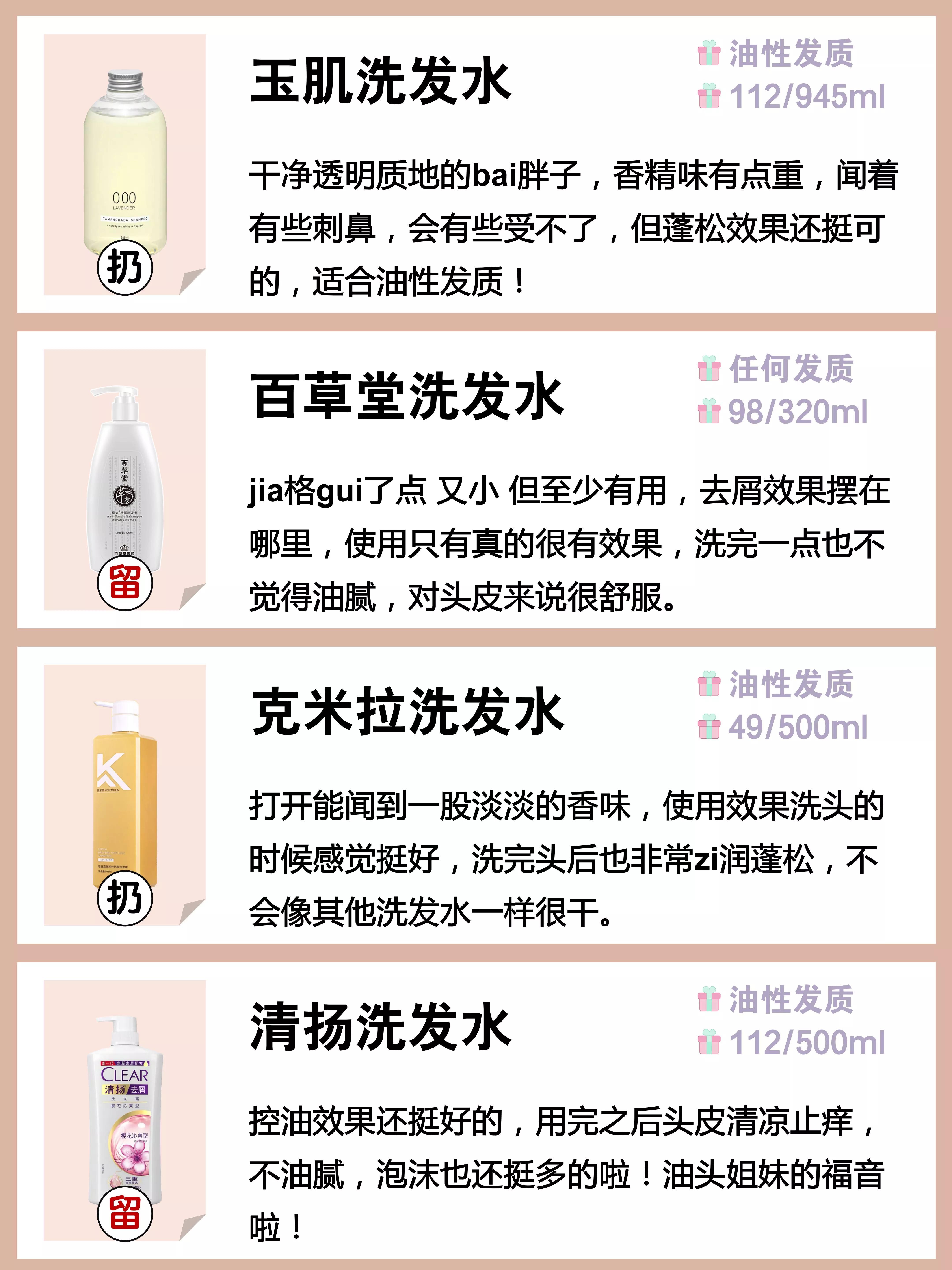 十大公认最好洗发水国产测评,目前十大公认最好用洗发水国产