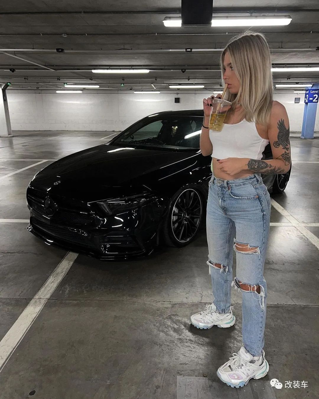 奔驰车模amga35,奔驰c级小姐姐改装