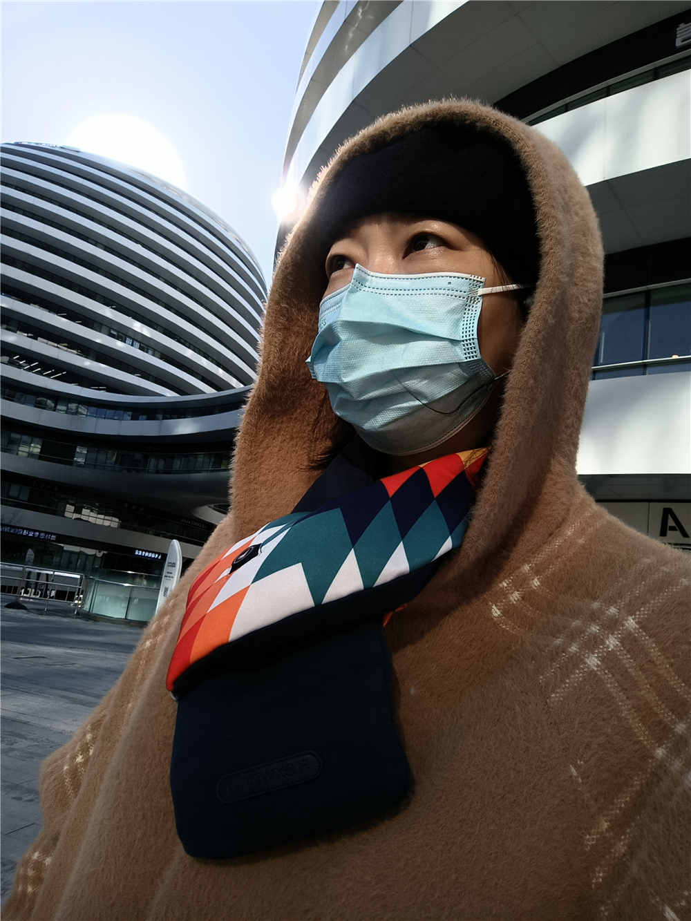 飞乐思发热围巾机能款,飞乐思智能发热围巾图片