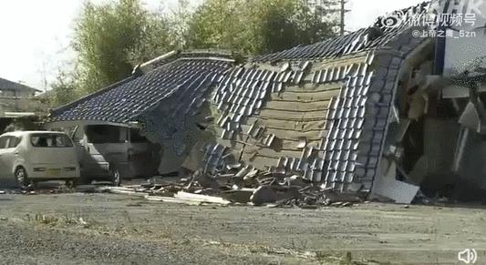 日本发生7.4级地震现场,日本发生7.4级地震