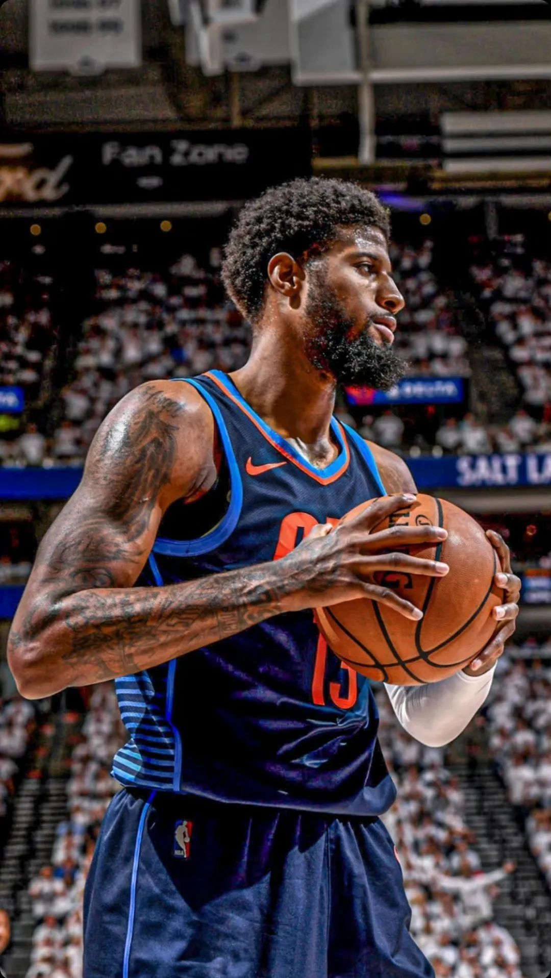 保罗乔治13号霸气高清壁纸,保罗乔治ipad壁纸