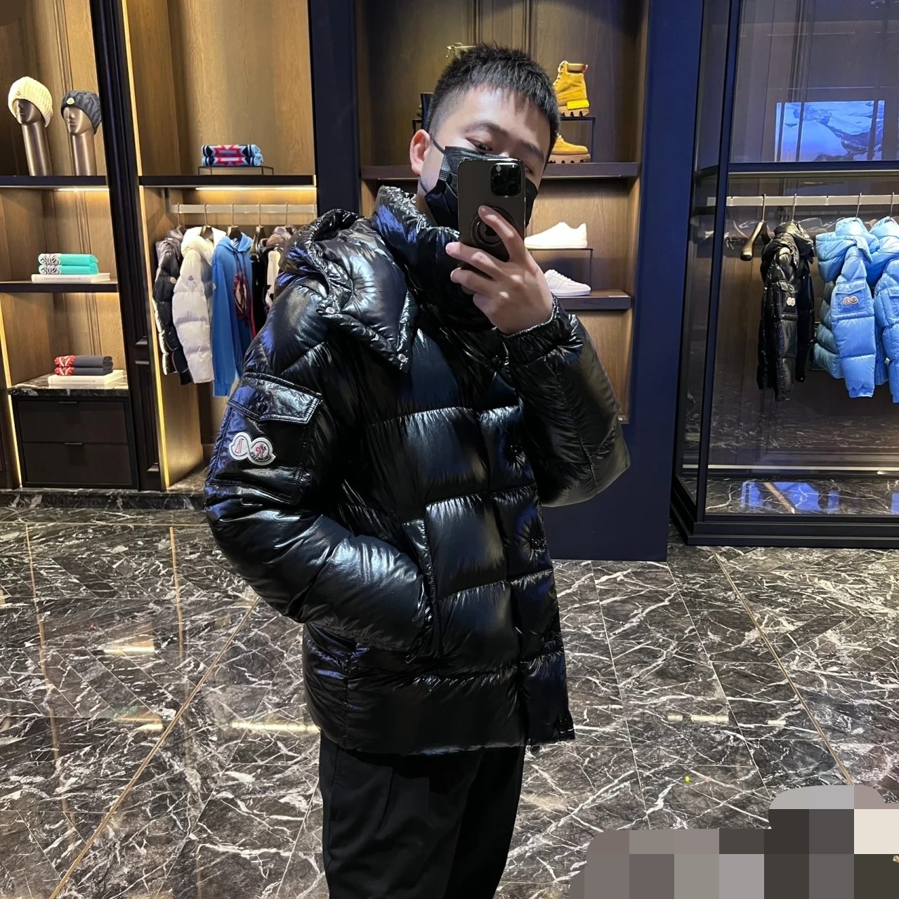 蒙口官方长款羽绒服2023新款,蒙口羽绒服加厚外套