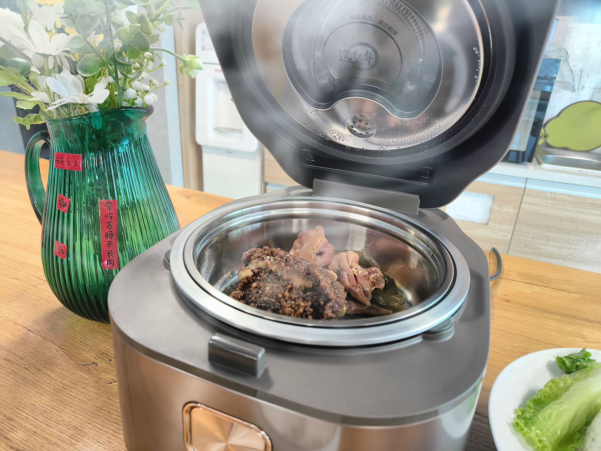 苏泊尔远红外电饭锅怎么样蒸米饭,好饭好菜完整版