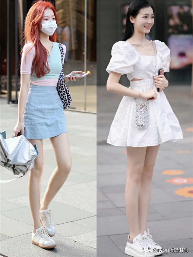 太古里的裙子穿搭,太古里穿裙子的女人