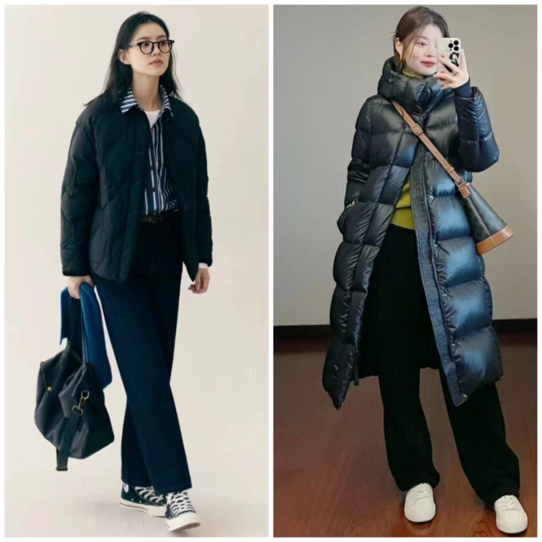 羽绒服搭配什么裤子女孩,女羽绒服和裤子配什么鞋子好看