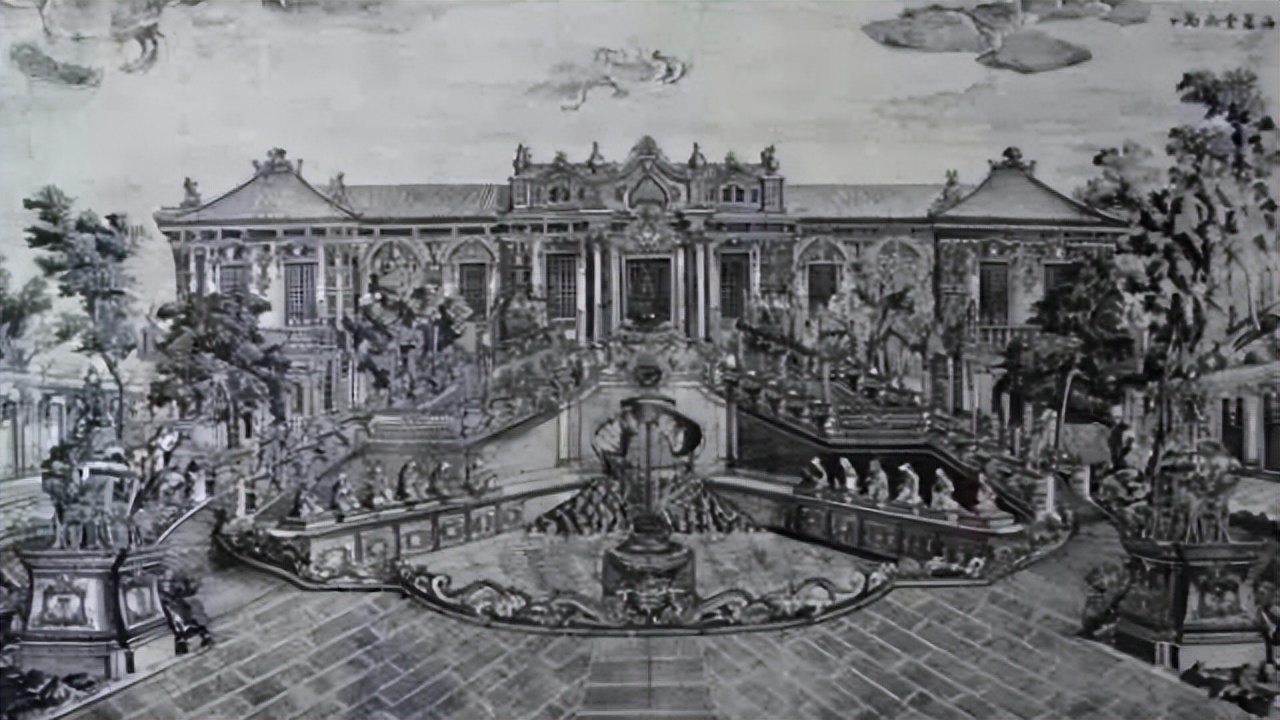 英国拍卖圆明园图片,圆明园烧毁前照片在英国拍卖