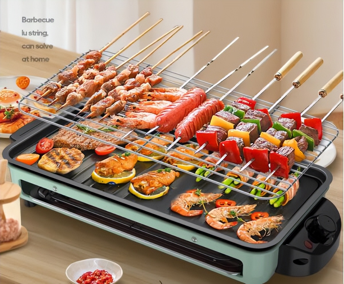 无烟自动恒温电烧烤炉,无烟环保烧烤电烤肉炉