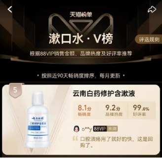 漱口水哪个品牌的好用口碑好,漱口水品牌评测推荐排名