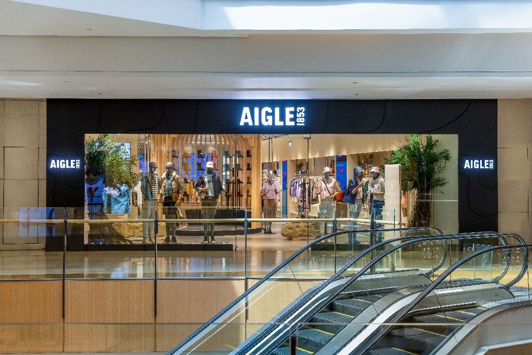 AIGLE北京INDIGO轻奢概念店盛装开业,可持续理念打造城市森林