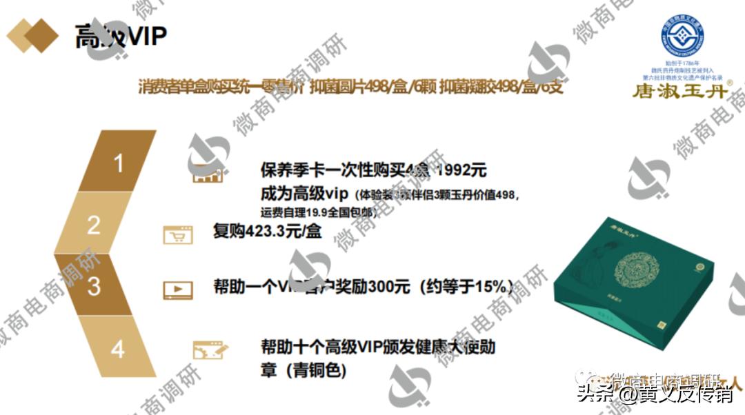 唐淑玉丹：消毒产品自称可以“缩阴”，四级代理模式包含何种奖励