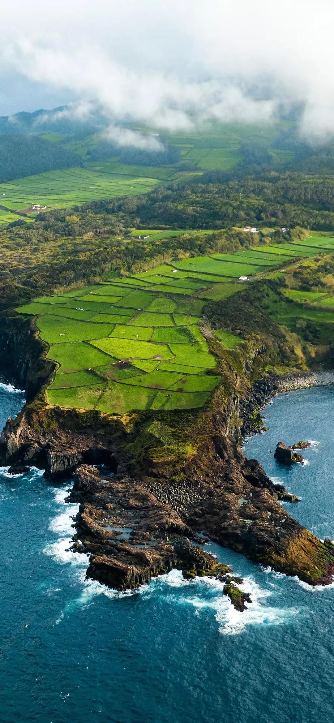 大海壁纸｜大海边，守候朝霞，聆听海浪的乐章