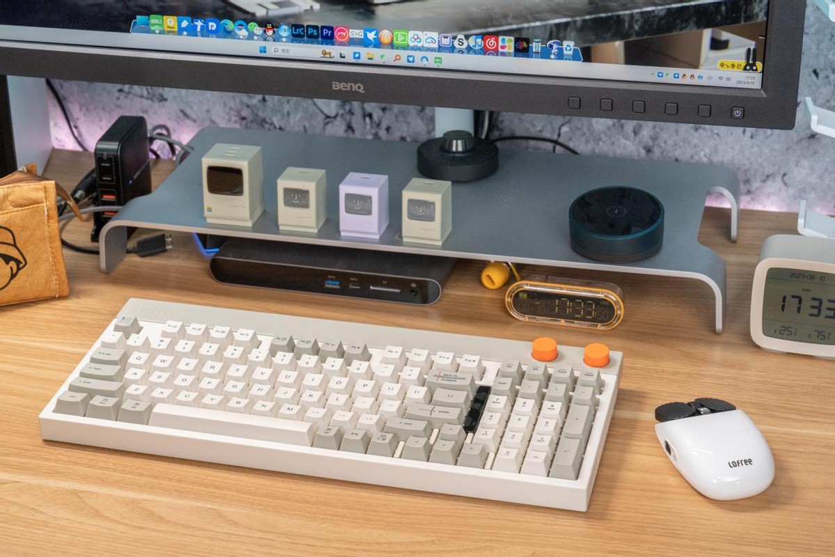 洛斐透明磨砂键盘测评,lofree洛斐机械键盘套装