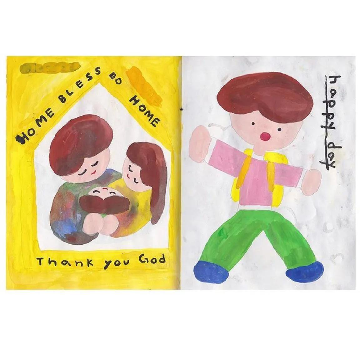 韩国插画师one的手绘作品欣赏,日本手帐插画师