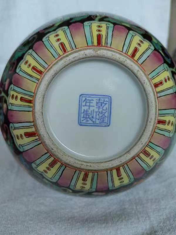 清乾隆珐琅彩花鸟诗文葫芦瓶推荐,精品推荐乾隆年制花卉葫芦瓶