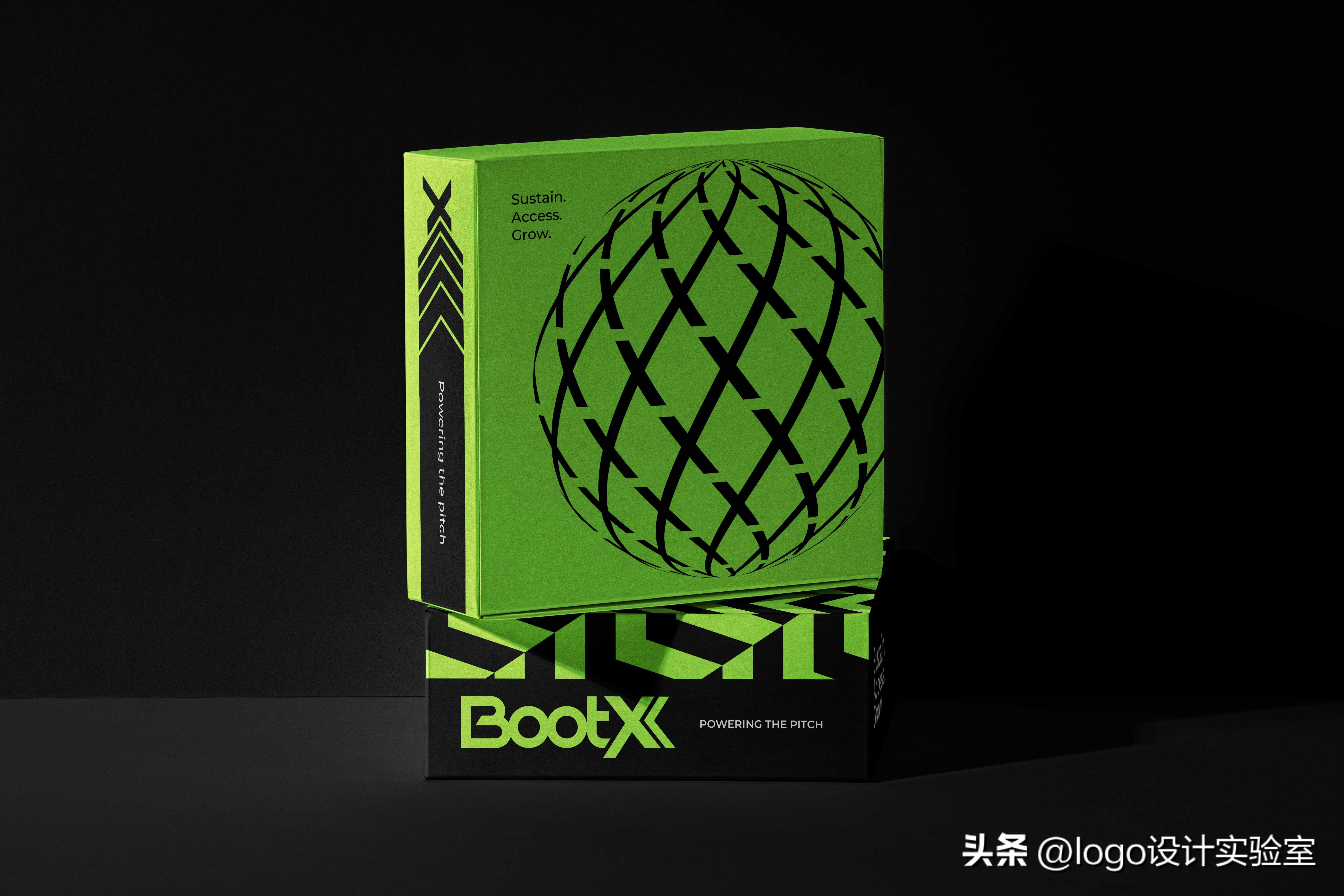 BootX足球鞋交换中心logo设计via:AslantexCo.