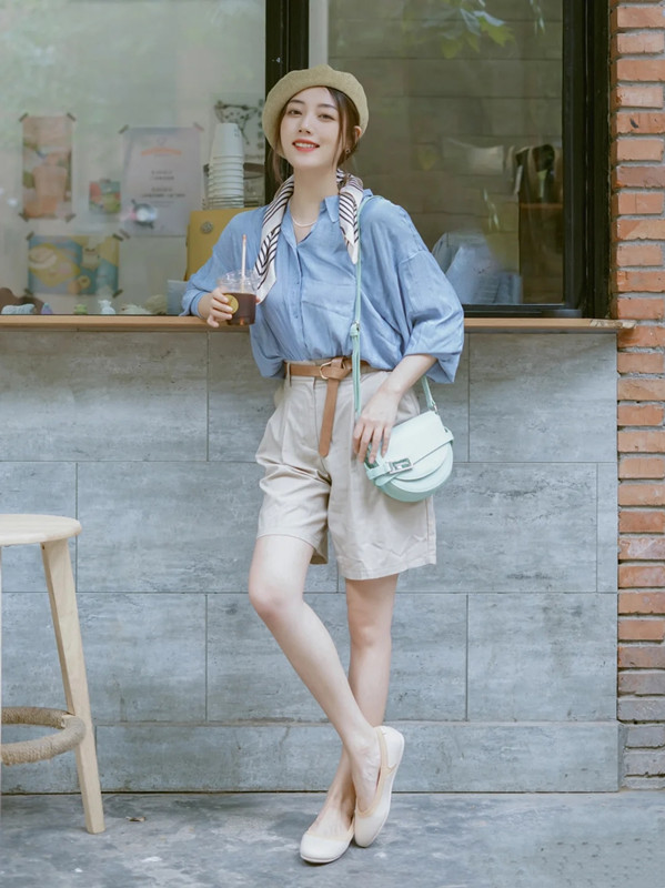 浅口鞋搭配裙子图片,浅口鞋裙子