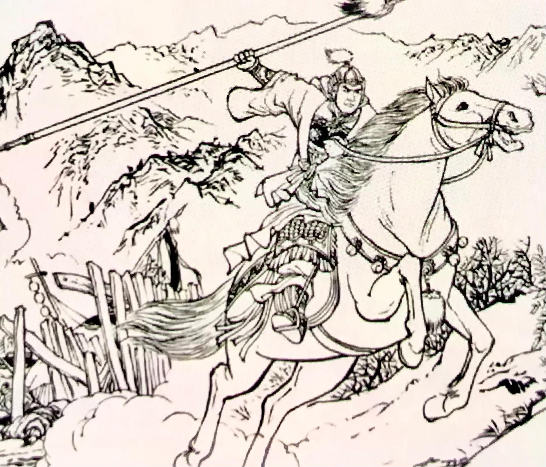 高宠被最后一辆铁滑车压死,高宠陷入滑车阵视频