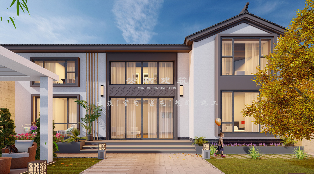 顺义农村二层自建别墅设计报价,北京顺义自建三层独院小别墅