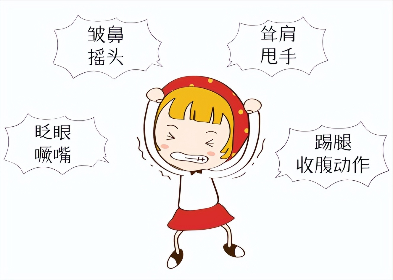 孩子喜欢噘嘴巴怎么纠正,儿童频繁噘嘴是抽动症吗