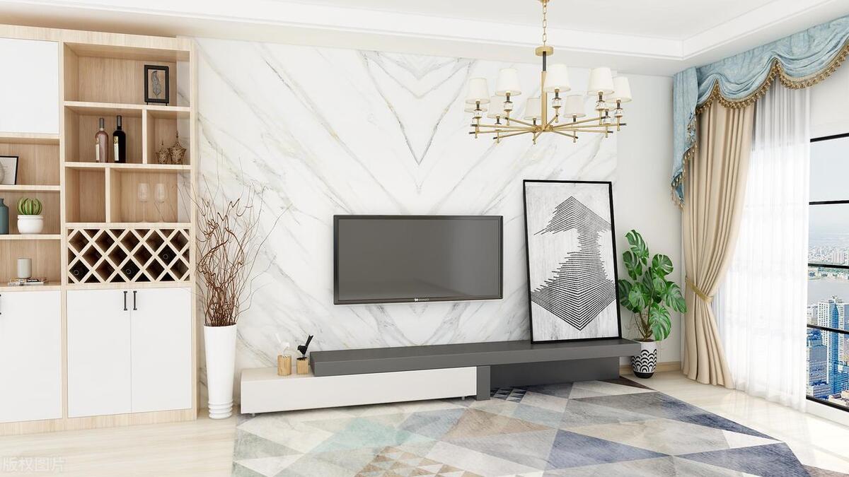 电视柜尺寸宽度多少最合适,电视柜尺寸小想做大气的电视柜