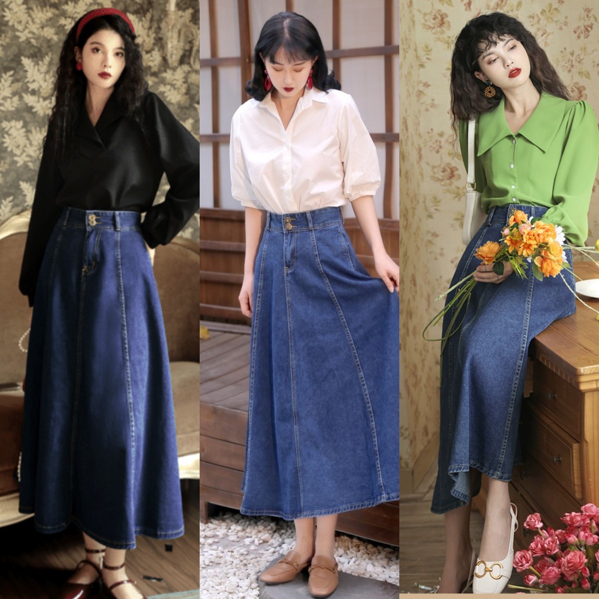 显瘦百搭裙裤夏日主打两色,显瘦穿搭秋季两件套裙