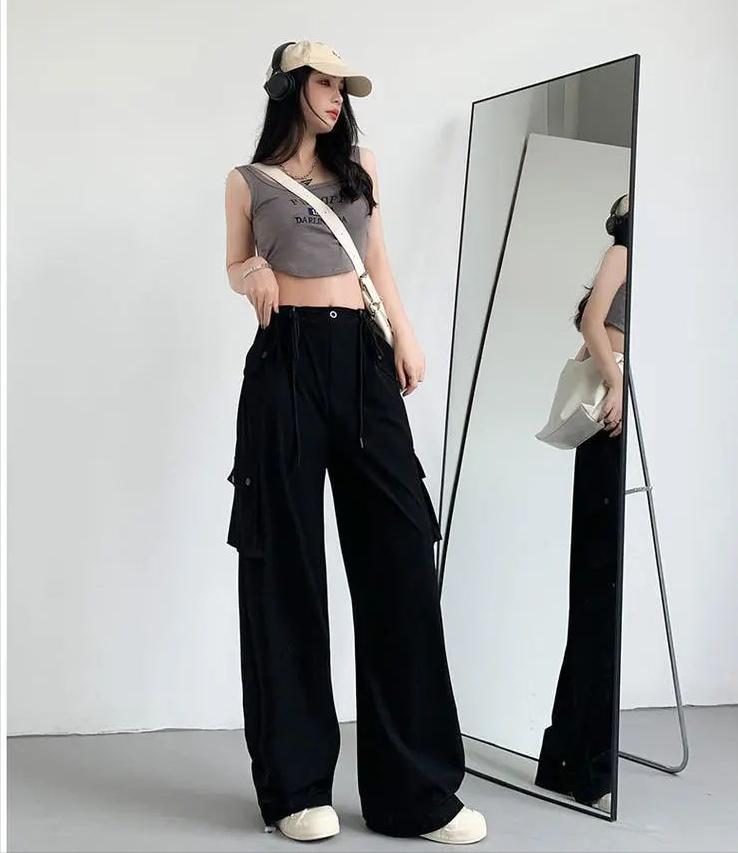 如获至宝的阔腿裤穿搭精髓,一年四季窄版阔腿裤穿搭