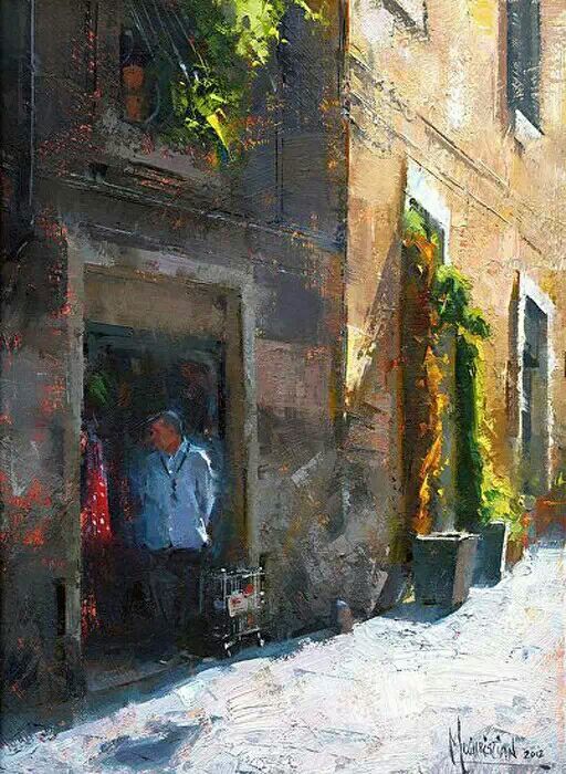 美国画家delbertgish油画作品欣赏,美国现代印象派女画家