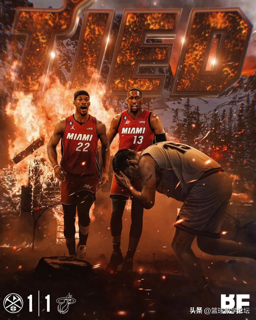 1比1平！总决赛15分超级逆转！约基奇41+11没顶住巴特勒