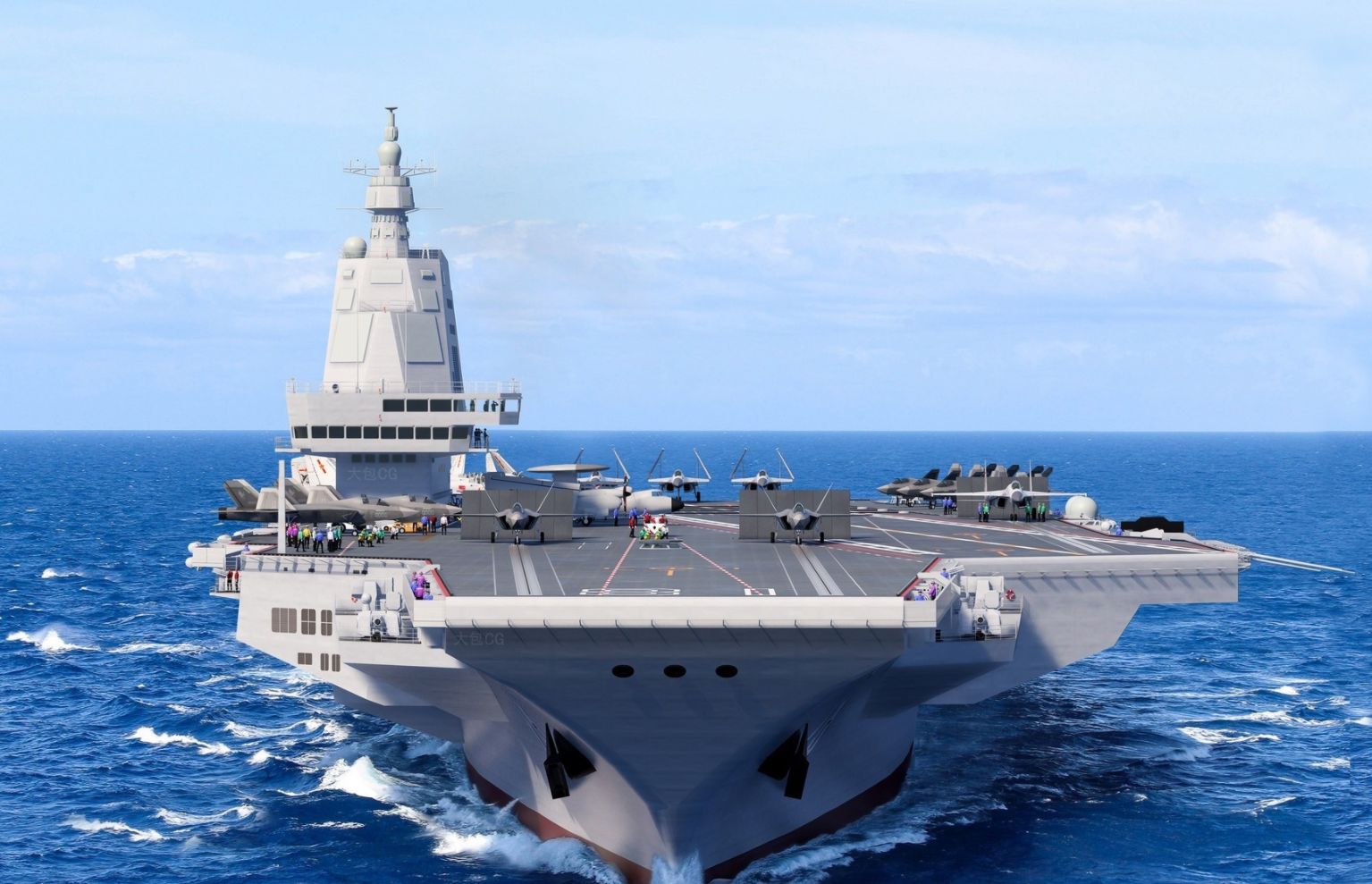 福建号下水后多久形成战斗力,福建舰施工进度