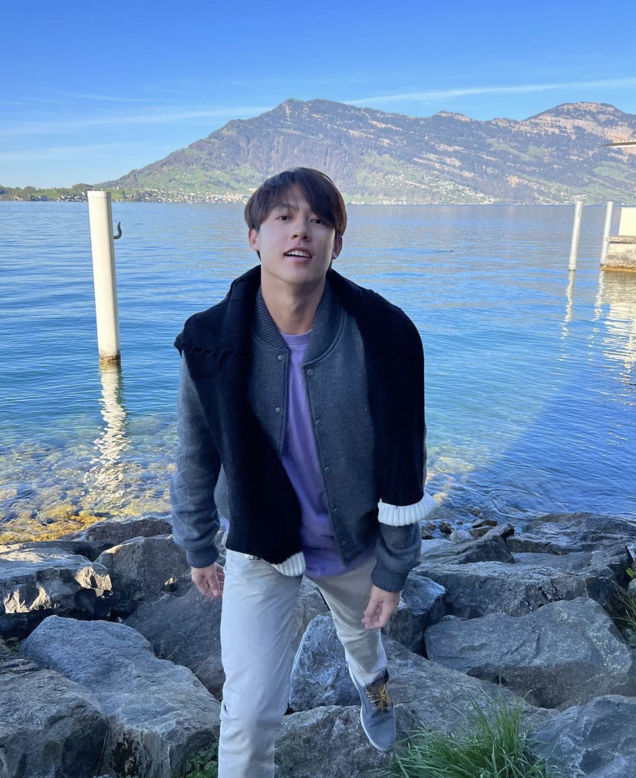 泰星mark腹肌,泰星mark私下穿搭