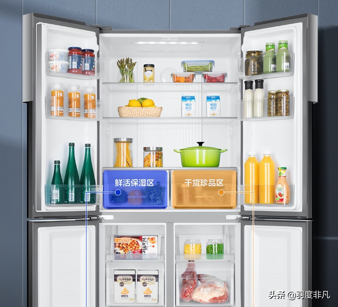 2022年冰箱流行对开门还是十字门,十字门超薄冰箱怎么选