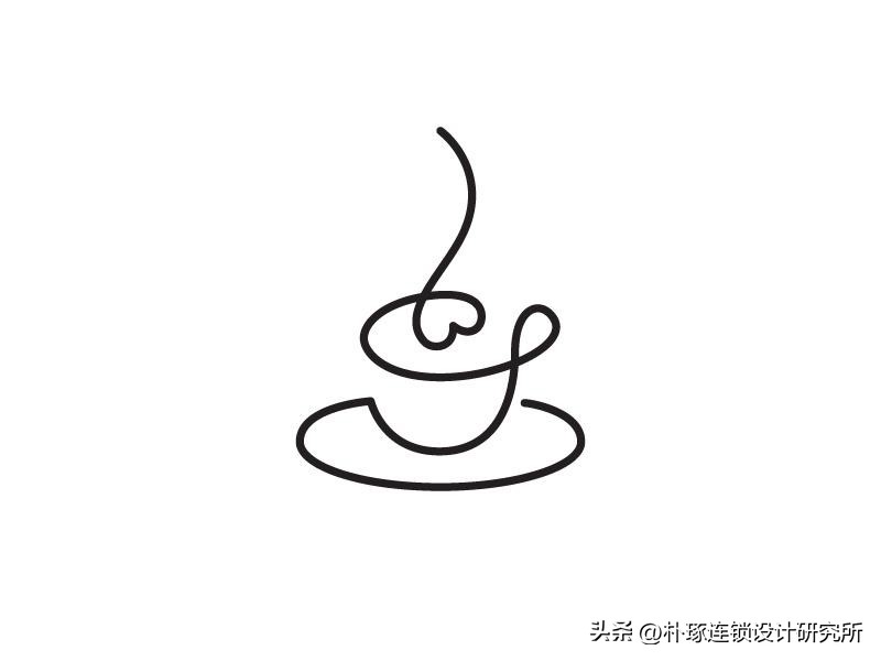 简约有特的杯子元素主题logo设计分享