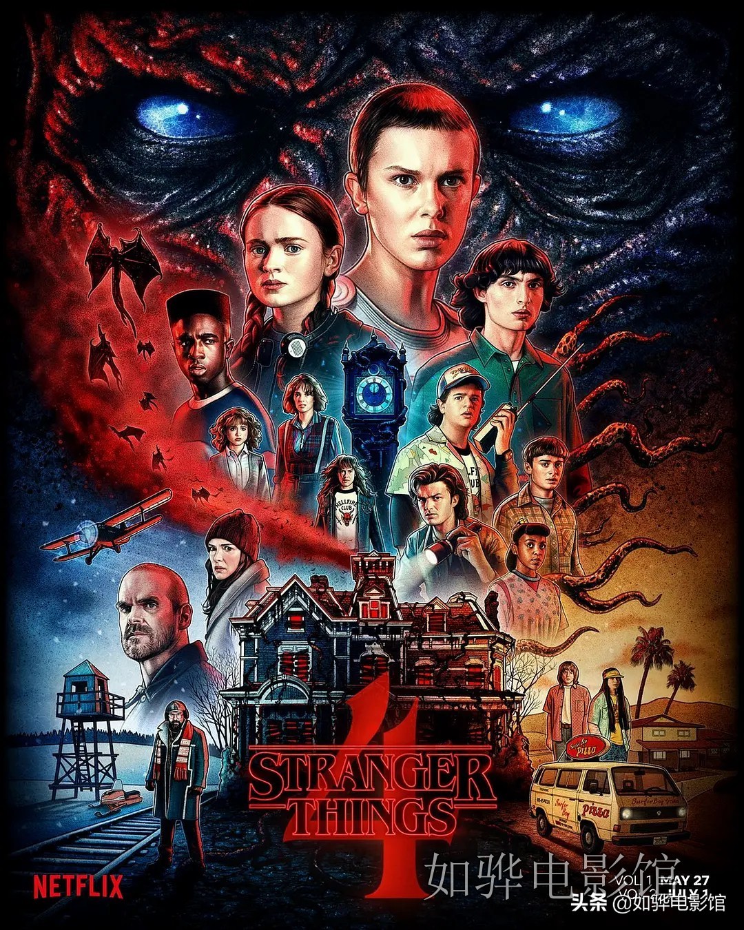 惊悚美剧怪奇物语第五季解说,怪奇物语科幻片